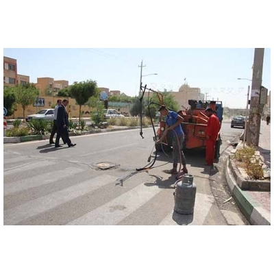 بازدید شهردار پرند از پروژه ترمیم و روکش آسفالت خیابان ستاره