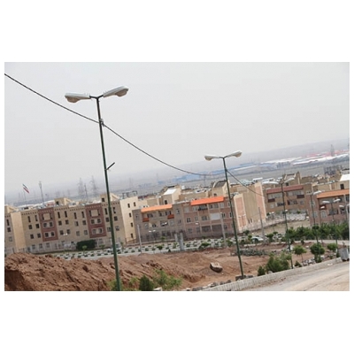 اجرای پروژه نصب کابل خود نگهدار هوایی جهت تامین روشنایی ورودی بوستان شهدای گمنام