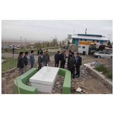 بازدید شهردار پرند از وضعیت فضای سبز شهری