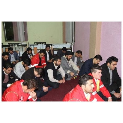 برگزاری مراسم قرائت زیارت عاشورا و بزرگداشت شهدای آتش نشان در ایستگاه آتش نشانی شهر پرند