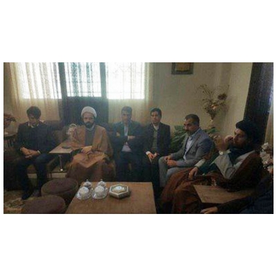 دیدار شهردار و امام جمعه شهر پرند با جانباز هشت سال دفاع مقدس