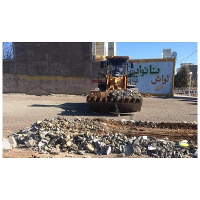 اجرای عملیات پاکسازی و نخاله برداری در خیابان البرز جنوبی و بلوار شهدای جنوبی