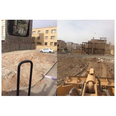 پاکسازی محله ی دماوند شمالی و پاسارگاد از زباله و نخاله های ساختمانی