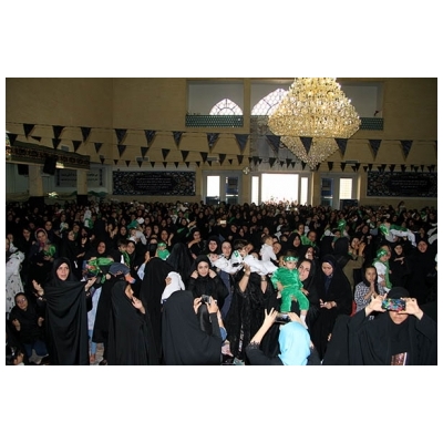 برگزاری مراسم باشکوه شیرخوارگان حسینی در مسجد جامع پرند