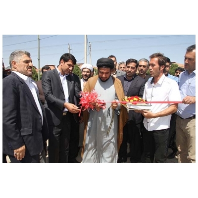 افتتاح بلوار حضرت خدیجه کبری (س) در شهر پرند به عنوان اولین بلوار کف پوش بتنی استان تهران