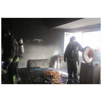 اتصال کابل برق و آتش سوزی در شهرک آفتاب