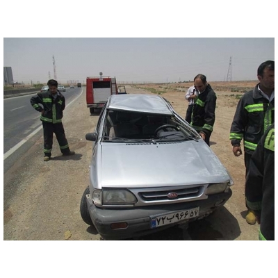 تصادف در جاده قدیم تهران - ساوه پرند