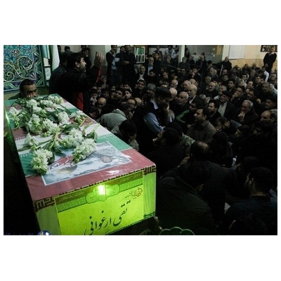 پیکر مطهر اولین شهید مدافع حرم شهرداری تهران در ساختمان مرکزی شهرداری پایتخت تشییع شد.