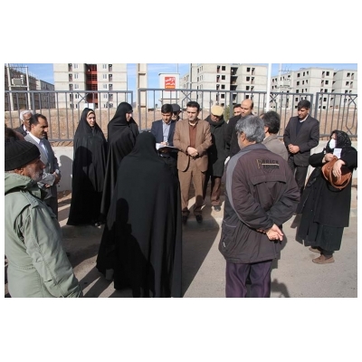 رسیدگی به مشکلات اهالی پروژه کیسون، در بازدید مسئولین از فاز 6 پرند