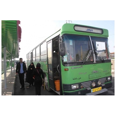 جابجایی قسمت بانوان با قسمت آقایان در اتوبوسهای خطوط پرند