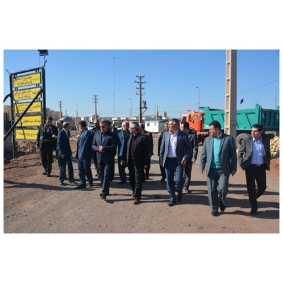 بازدید فرماندار رباط کریم از پروژه بیمارستان 96 تختخوابی پرند