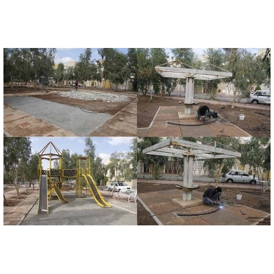 بازسازی مبلمان شهری دربوستانهای پرند