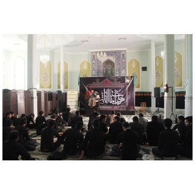 برگزاری مراسم عزاداری امام حسین (ع) در دانشگاه آزاد اسلامی پرند