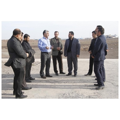 بازدید مسئولان شهری و مدیران قطار های حومه ای از ایستگاه پرند