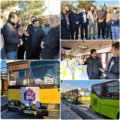 افتتاح خط اتوبوس از ایستگاه راه آهن شهری به فاز 6 پرند 