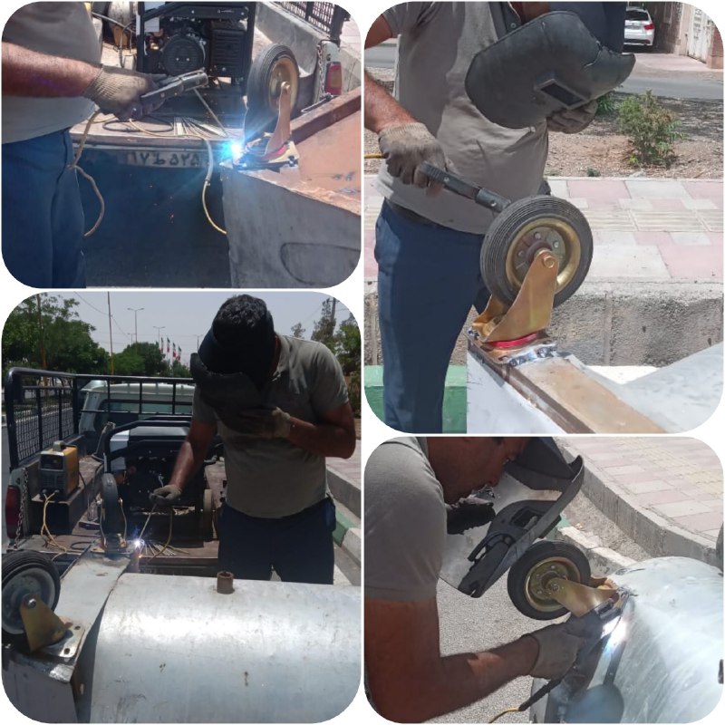 تعمیر مستمر باکس های زباله در مناطق تحت مدیریت شهرداری پرند