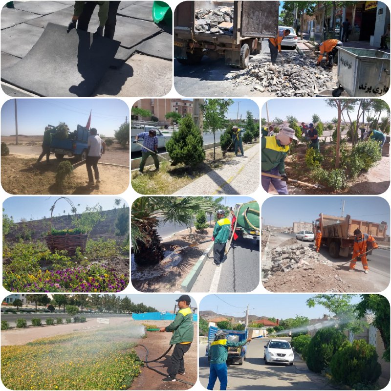 مجموعه اقدامات گسترده شهرداری پرند در حوزه خدمات شهری و فضای سبز 