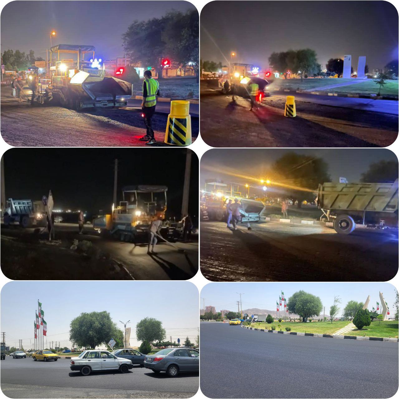 خدمت شبانه روزی شهرداری پرند 