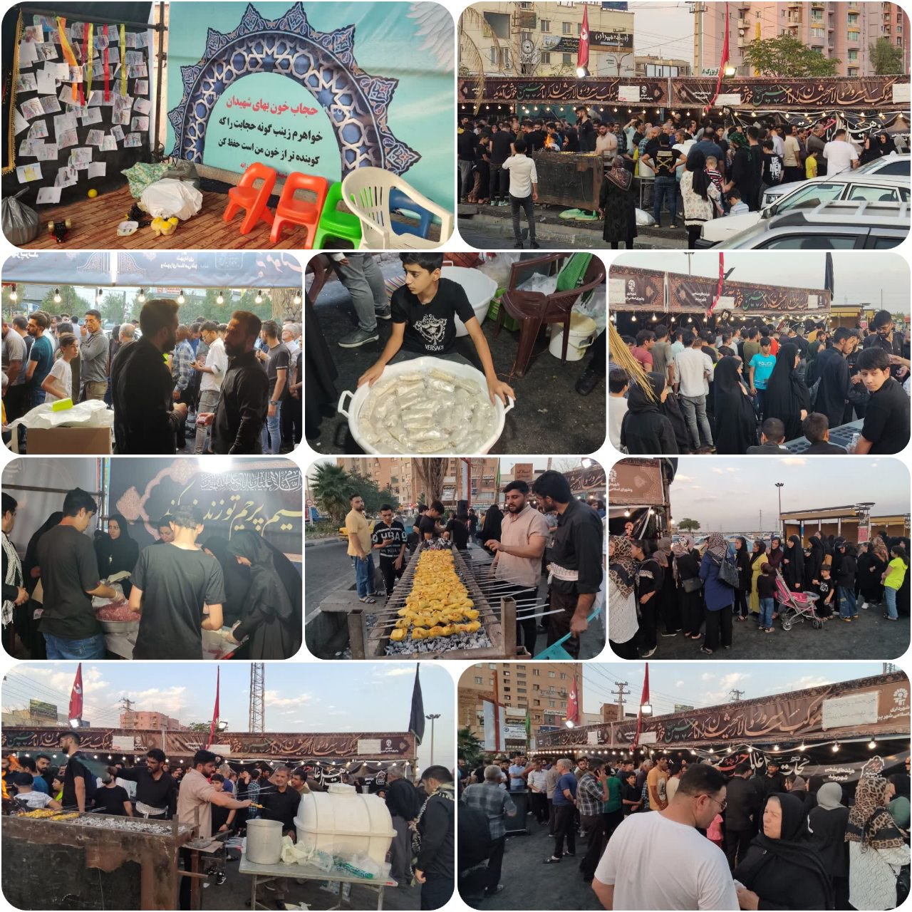 موکب پذیرایی، فرهنگی و حجاب و عفاف شهرداری پرند میزبان عزاداران حسینی