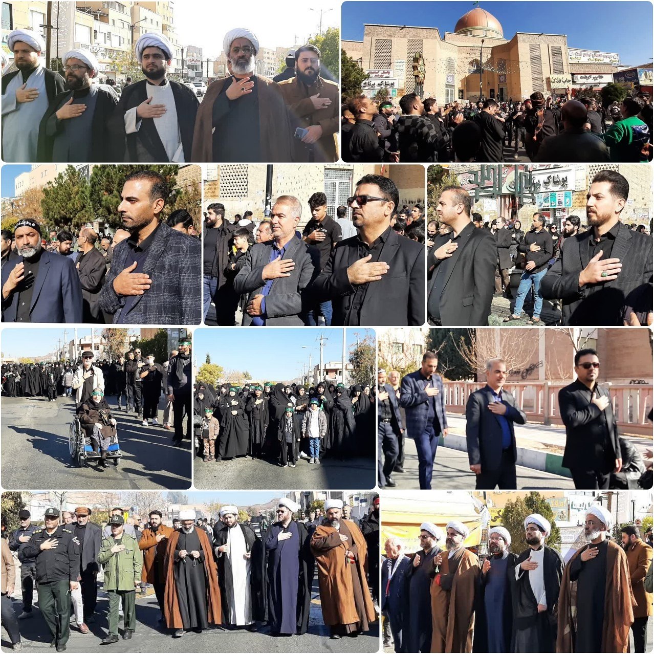  مراسم عزاداری شهادت حضرت زهرا (س) با حضور پرشور مردم و مسئولان پرند