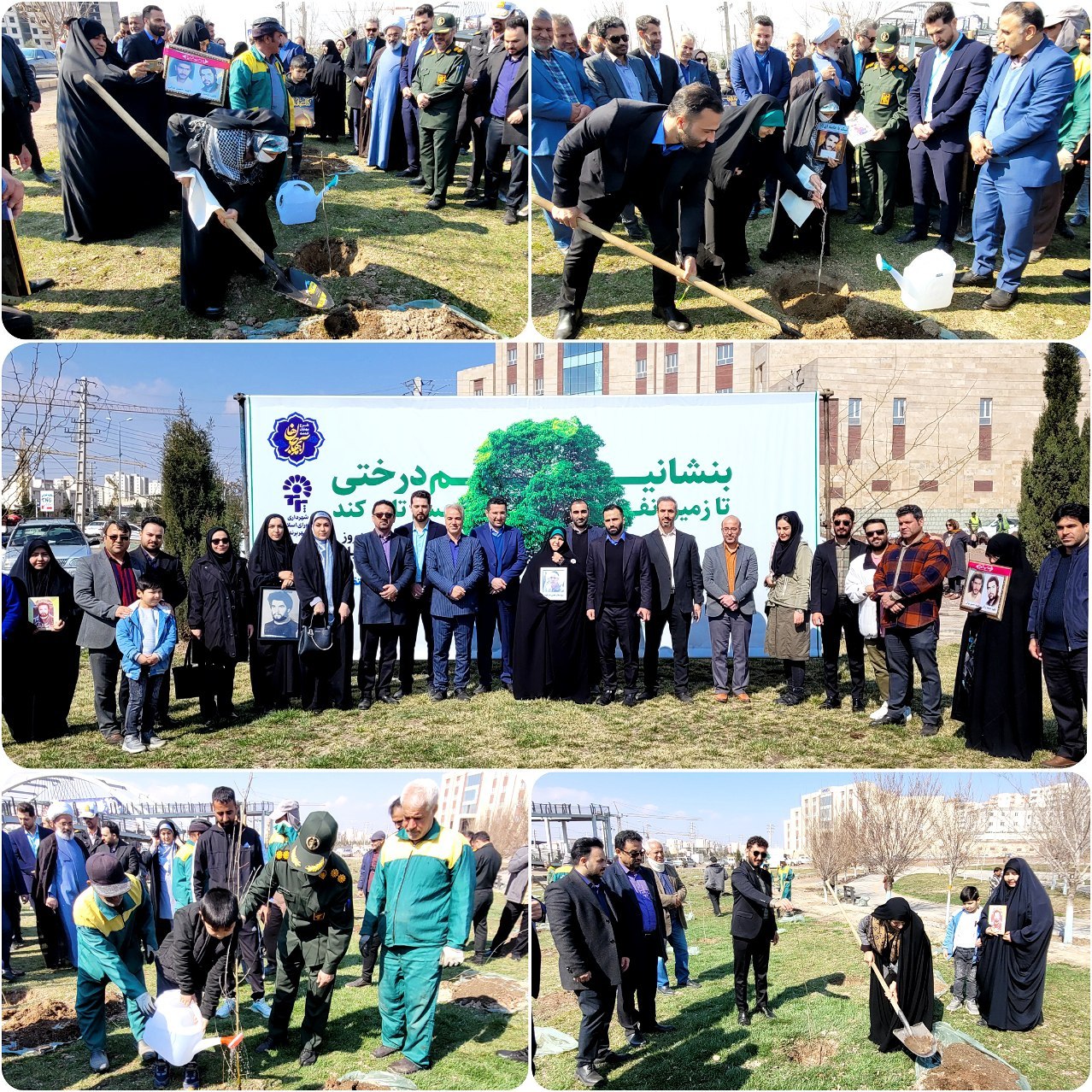 مراسم روز درختکاری در پرند برگزار شد 