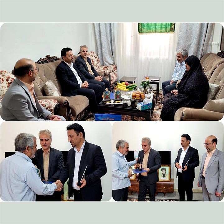 دیدار شهردار و نایب رئیس شورای اسلامی شهر پرند با خانواده معظم شهداء
