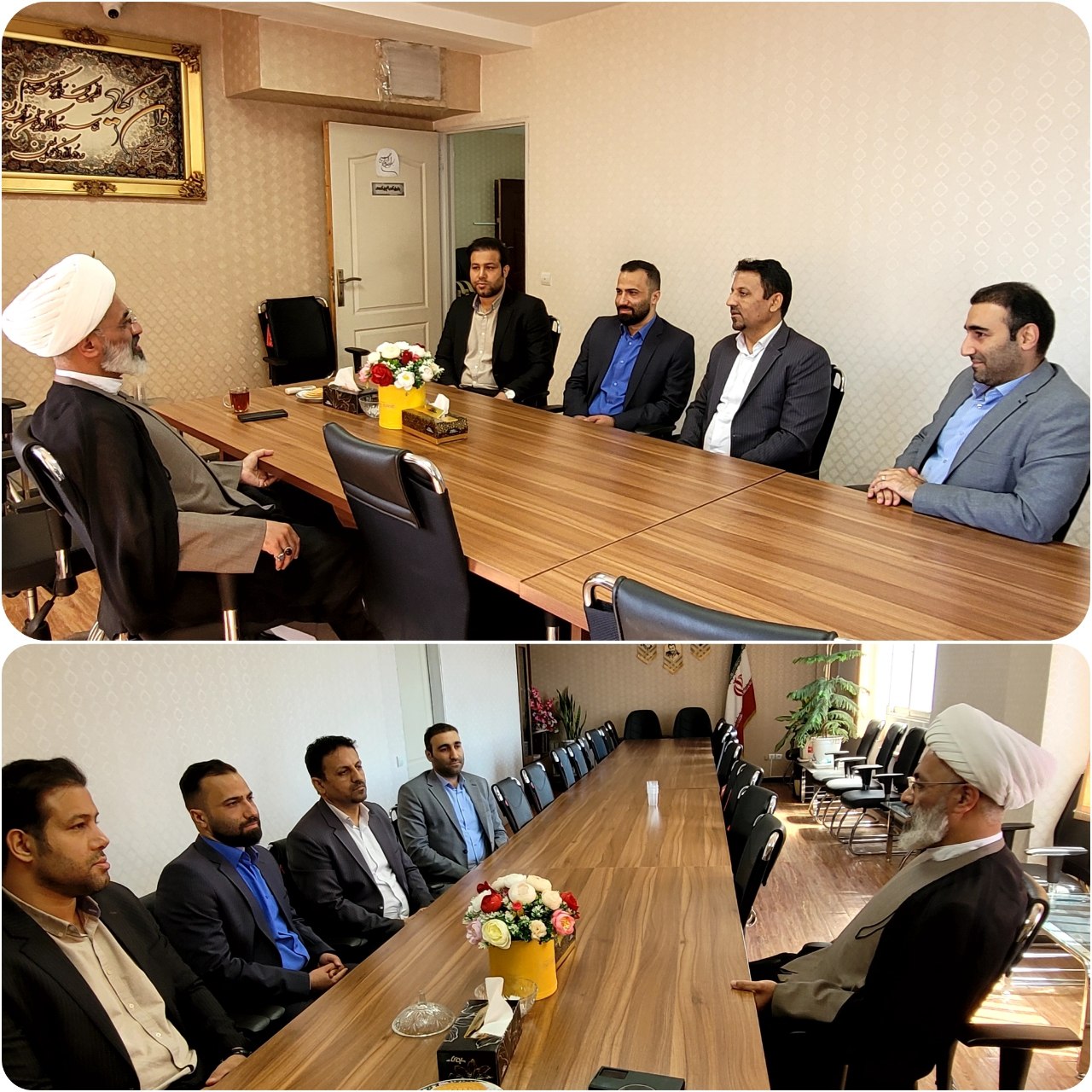 نشست مشترک شهردار پرند با امام جمعه