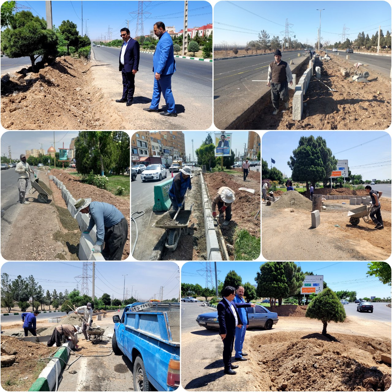 احداث دوربرگردان جدید در میدان بصیرت