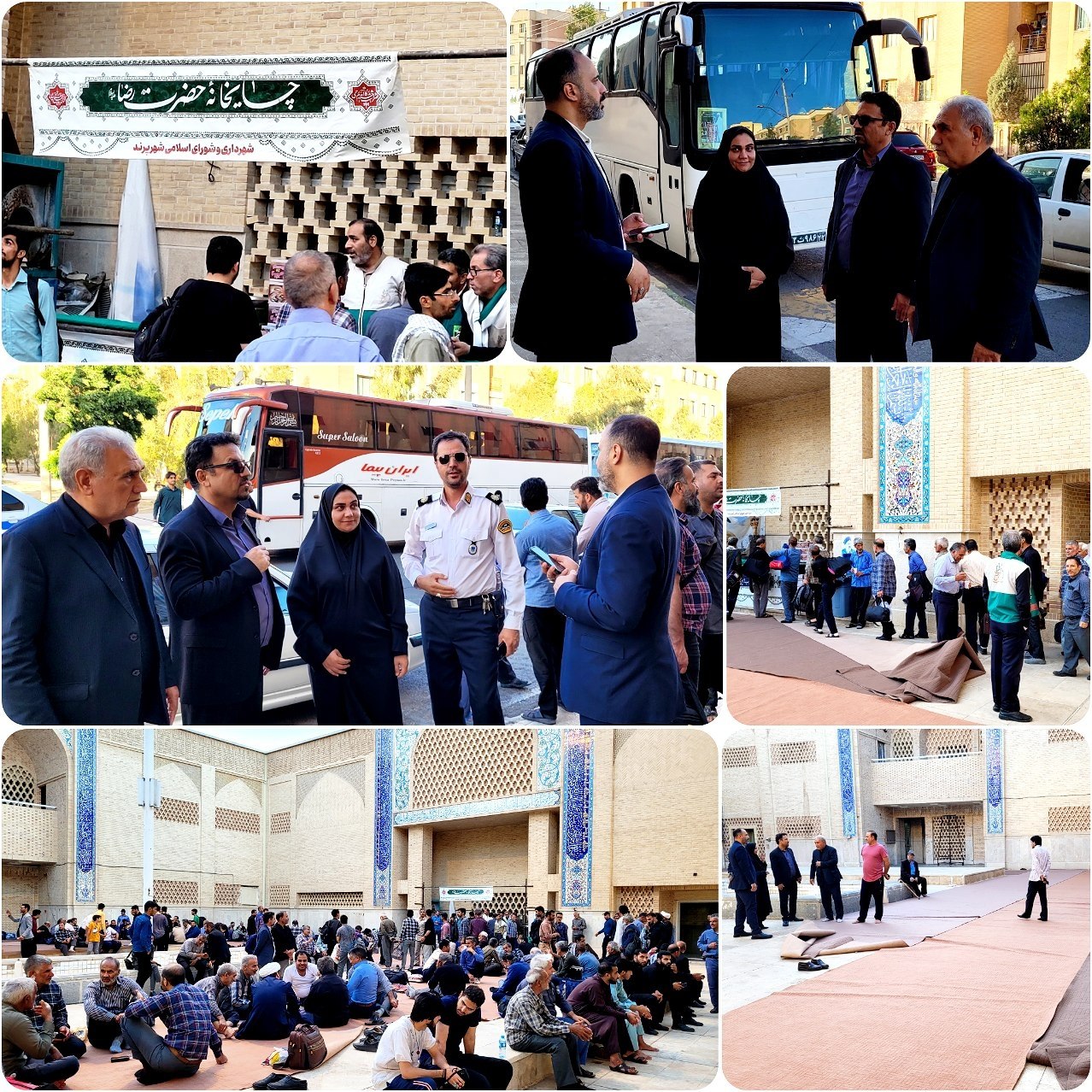 شهر پرند میزبان زائران حرم امام خمینی (ره)