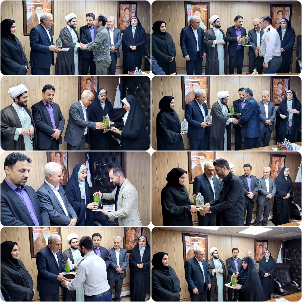 تجلیل مدیریت شهری پرند از خانواده های شهدای شاغل در شهرداری