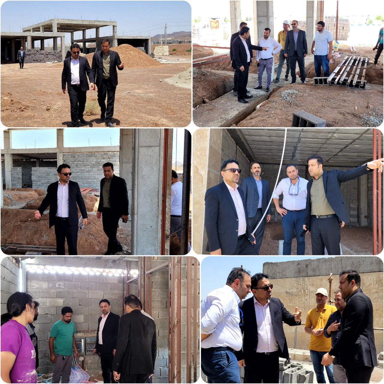 بازدید شهردار پرند از پروژه های عمرانی در دست احداث