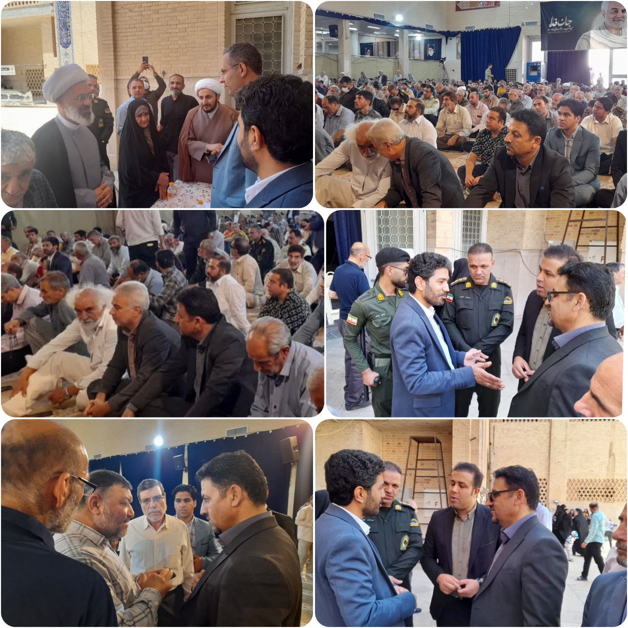 اقامه نماز جمعه پرند با پرشور حضور مردم و مسئولان