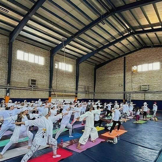 برگزاری همایش یوگا ویژه بانوان شهر پرند