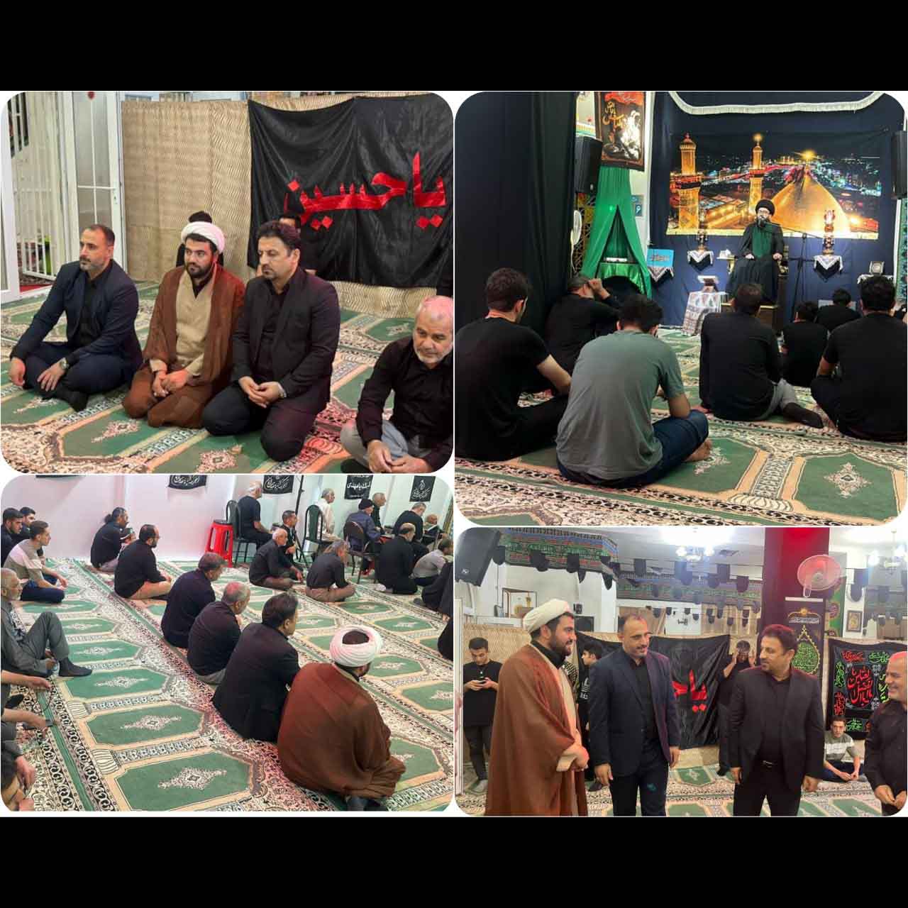 حضور شهردار پرند در مسجد حضرت زینب (س)