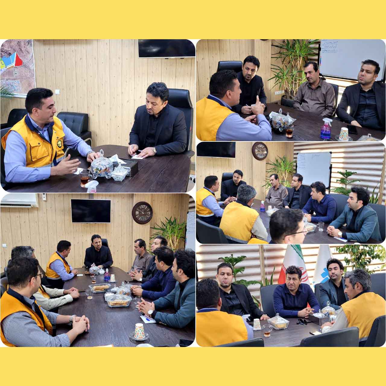 نشست تعاملی شهردار پرند با اداره برق