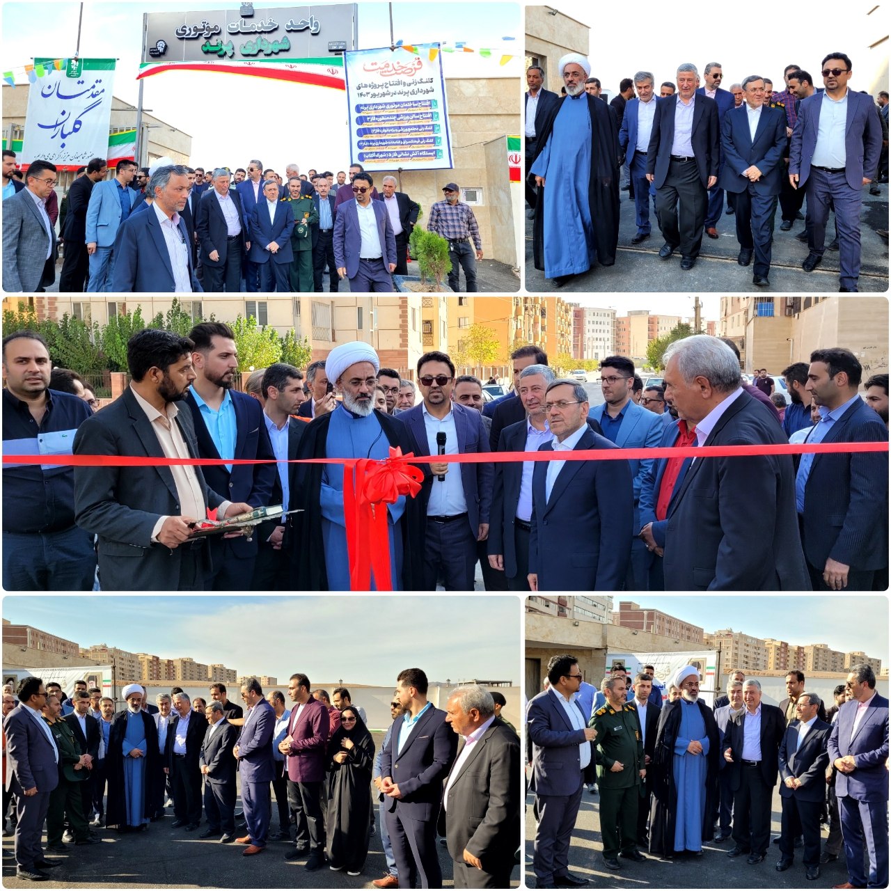 افتتاح نخستین ساختمان موتوری شهرداری پرند