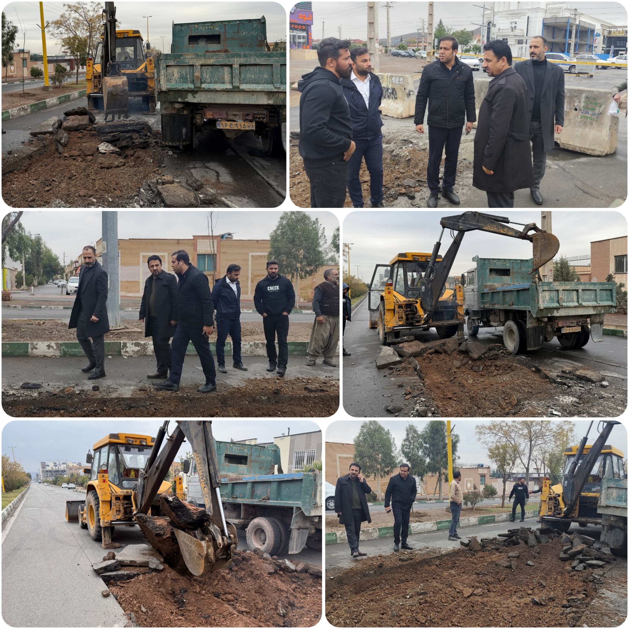 آغاز عملیات زیرسازی و آسفالت بلوار شهید چمران پرند