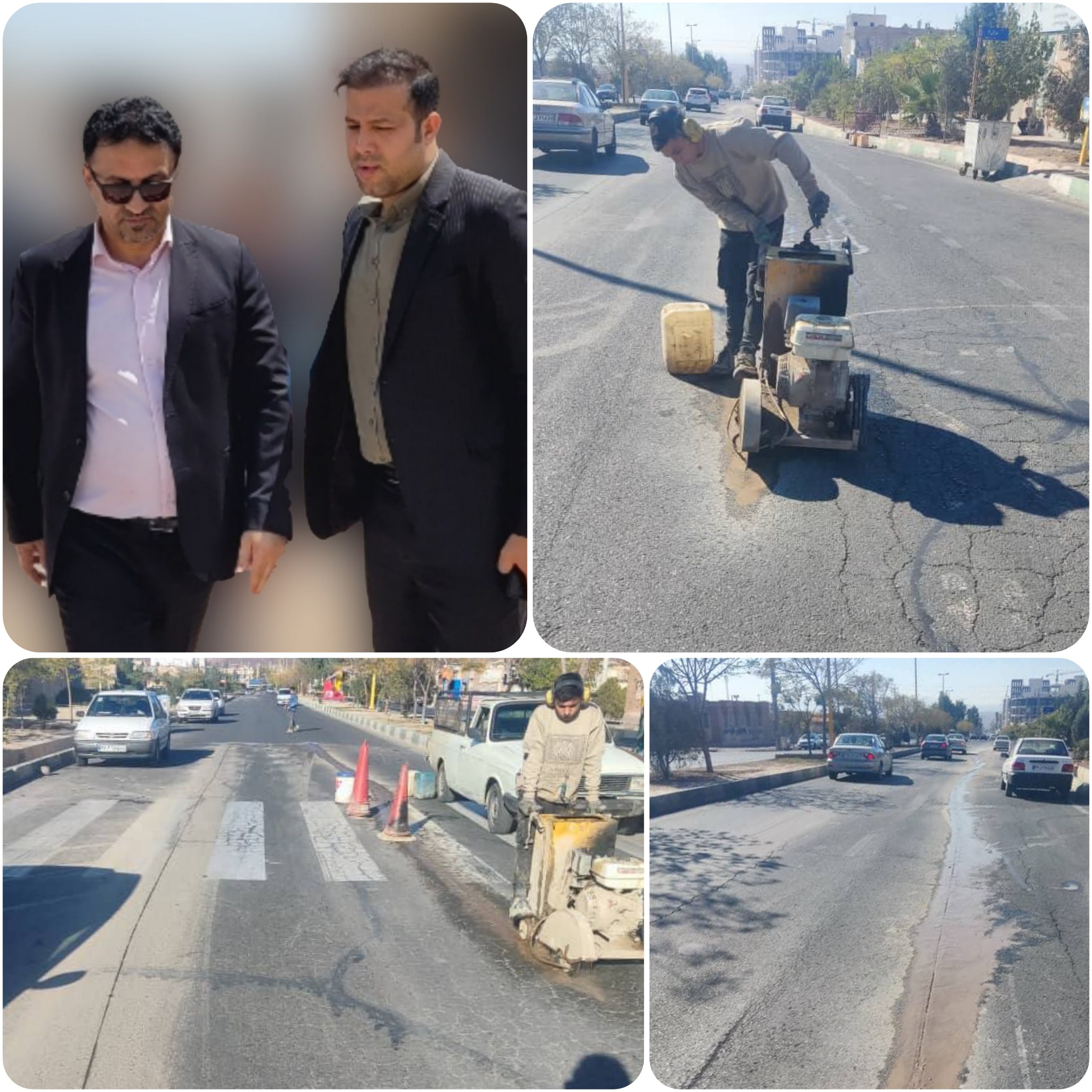 آغاز عملیات زیرسازی و آسفالت بلوار شهید چمران شهر پرند