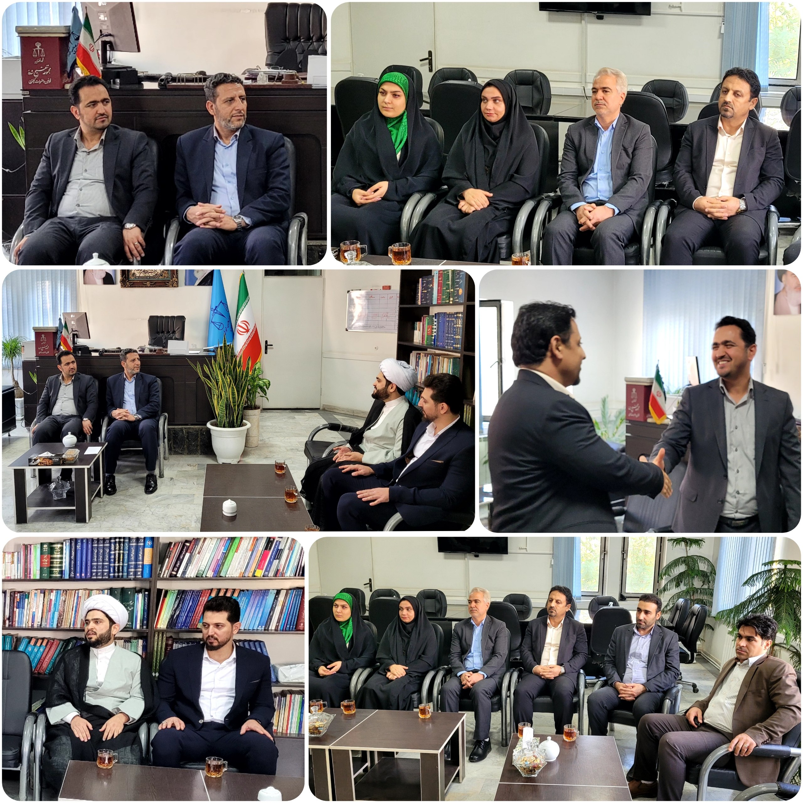 دیدار مدیریت شهری پرند با دستگاه قضایی شهرستان رباط کریم