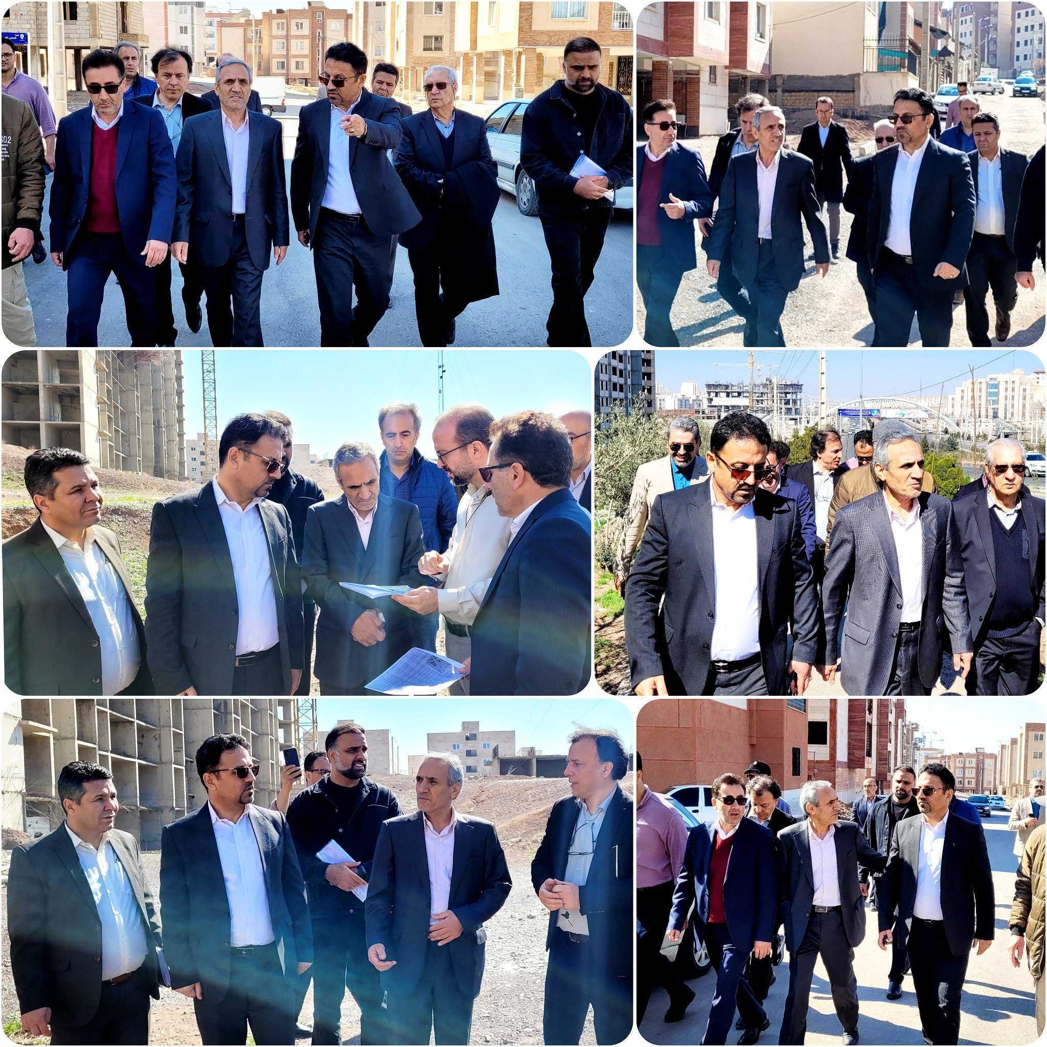 بازدید فرماندار شهرستان رباط کریم از شهرک هواپیمایی فاز 3 پرند  