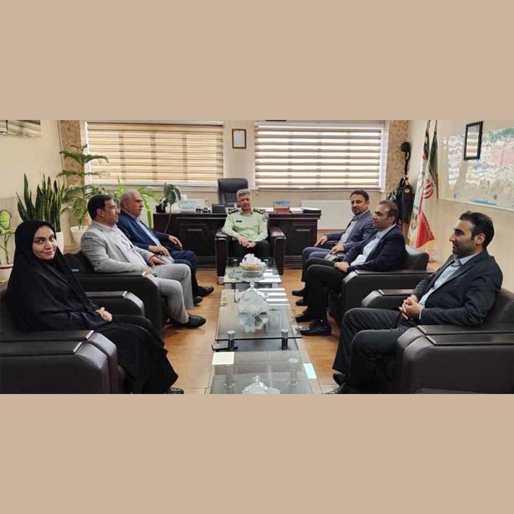 دیدار مدیریت شهری پرند با فرمانده انتظامی شهرستان رباط کریم
