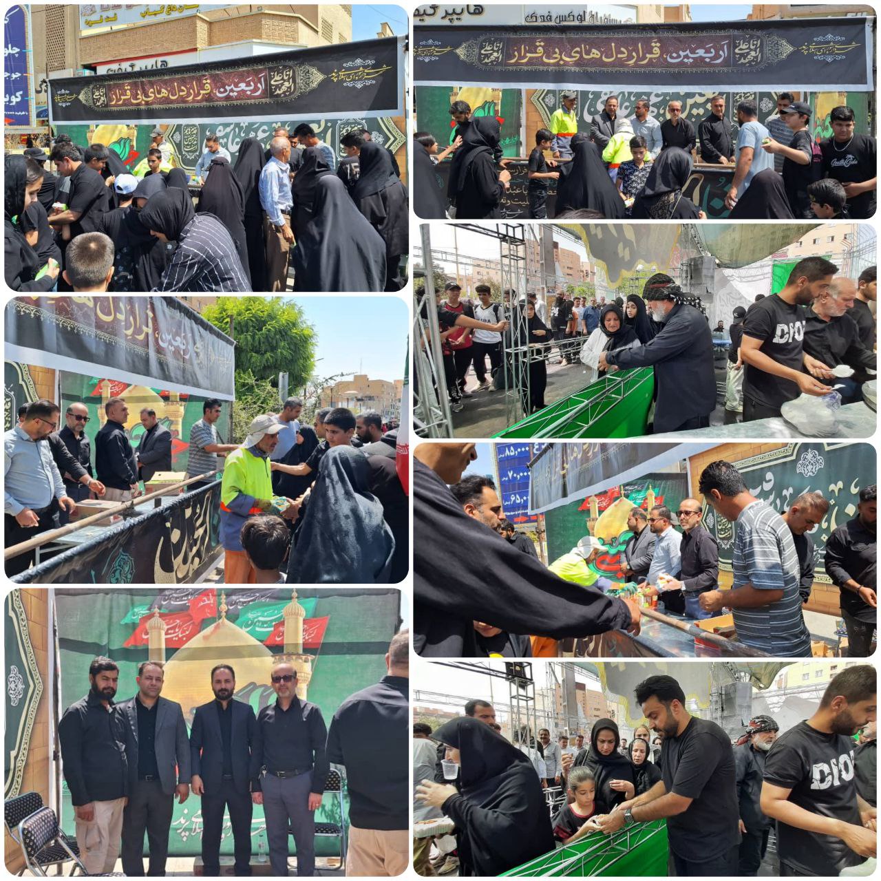 همزمان با روز اربعین صورت گرفت؛ برپایی 6 موکب پذیرایی در بلوار جمهوری پرند