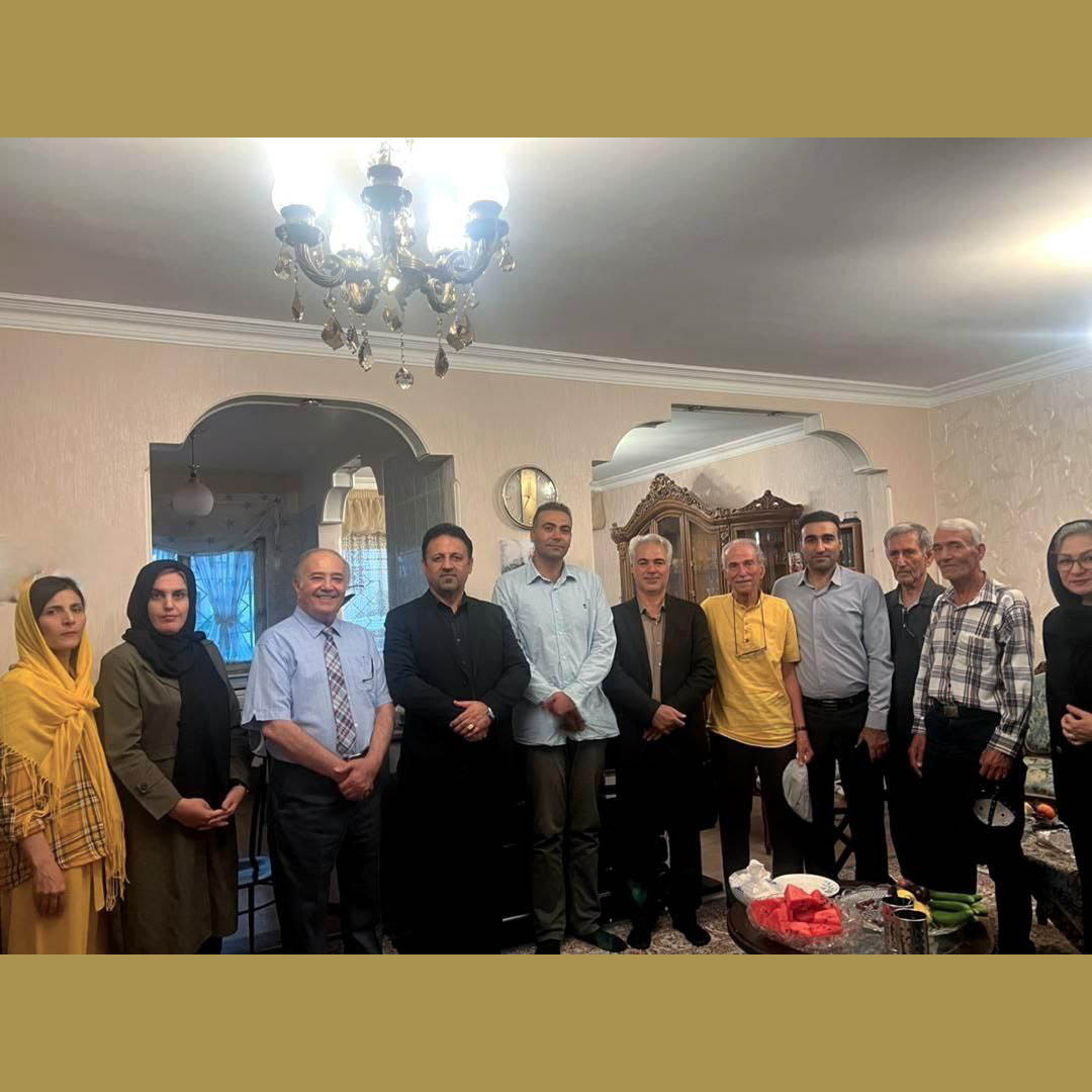 دیدار مدیران شهری پرند با نویسنده برجسته شهر
