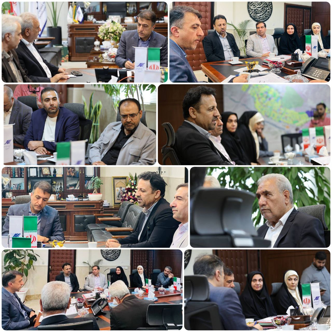 دیدار مدیران شهری پرند با مدیر&zwnj;عامل جدید شرکت عمران