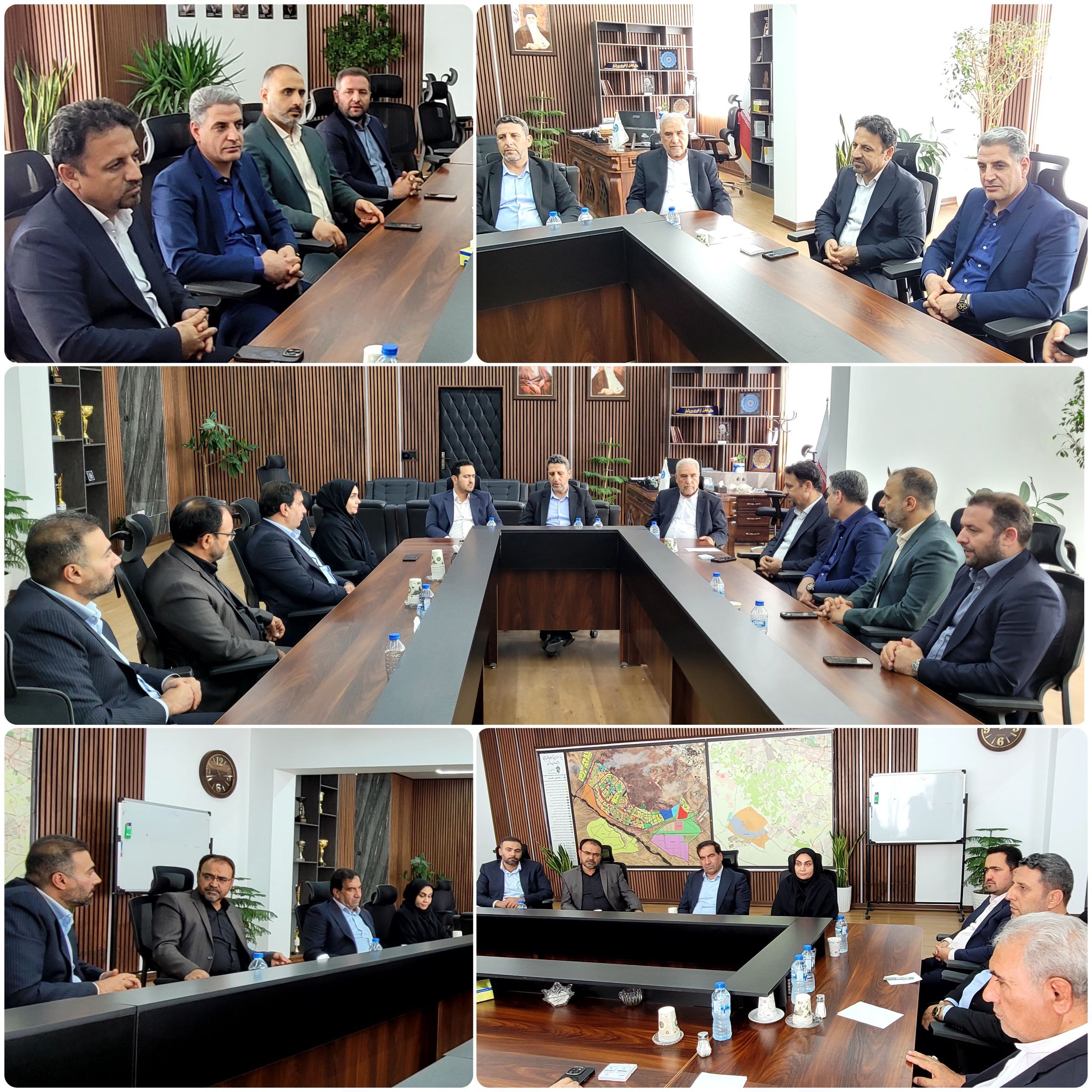 نشست مدیران شهری پرند و مسئولان دستگاه قضایی
