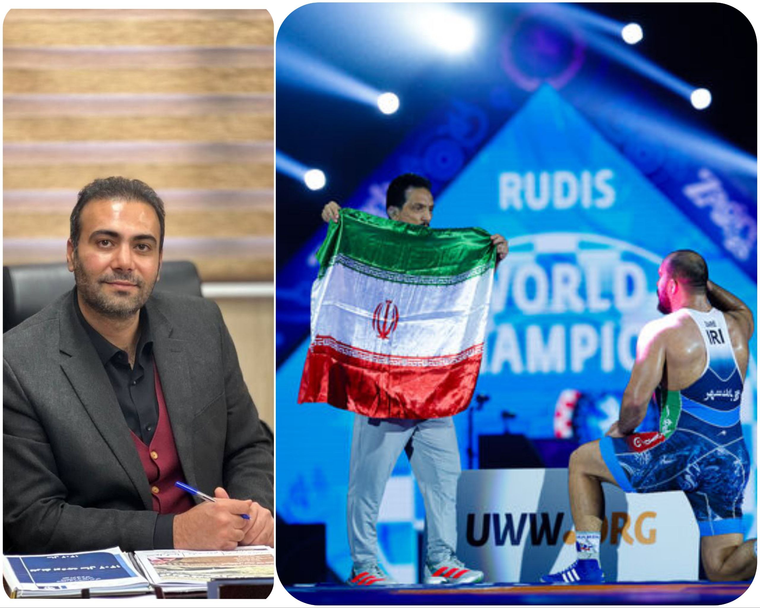 پیام تبریک سخنگو و رئیس کمیسیون ورزش و جوانان شورای پرند به مناسبت قهرمانی تیم کشتی آزاد
