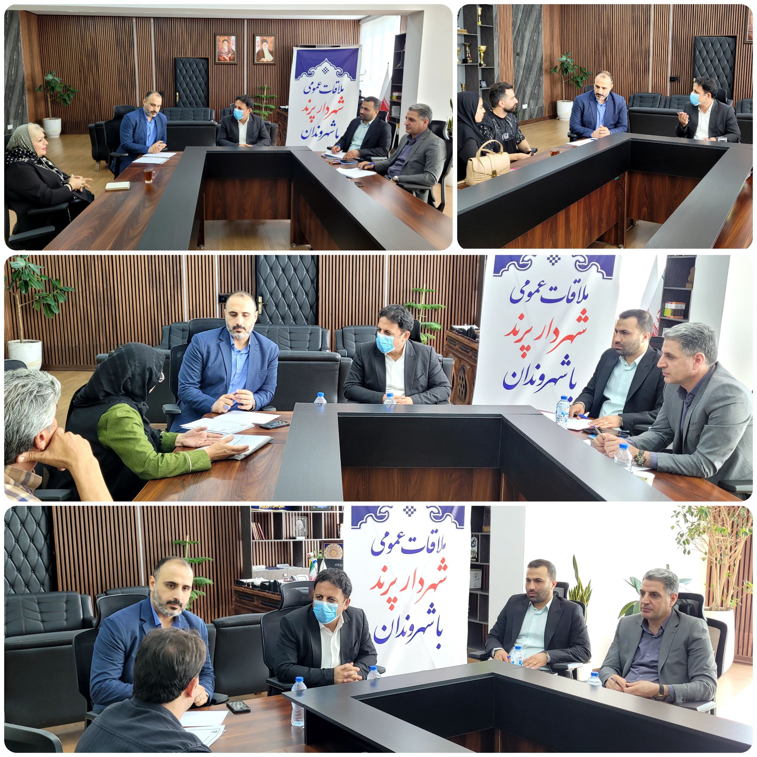 دیدار چهره به چهره شهردار پرند با شهروندان