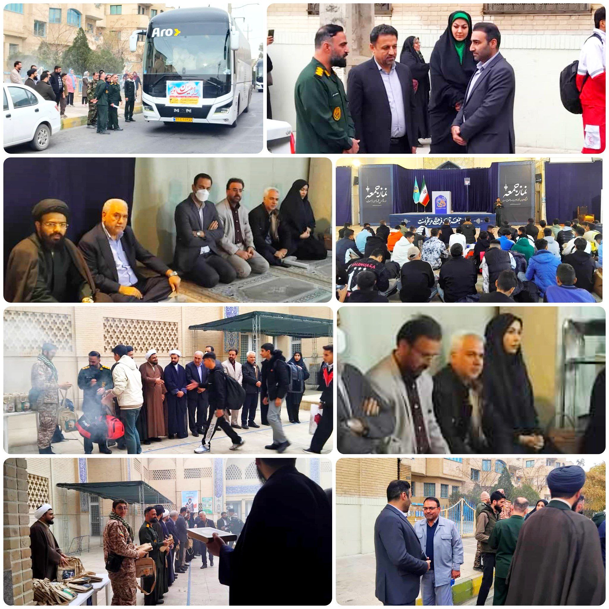 اعزام کاروان راهیان نور شهر پرند به مناطق جنوب کشور