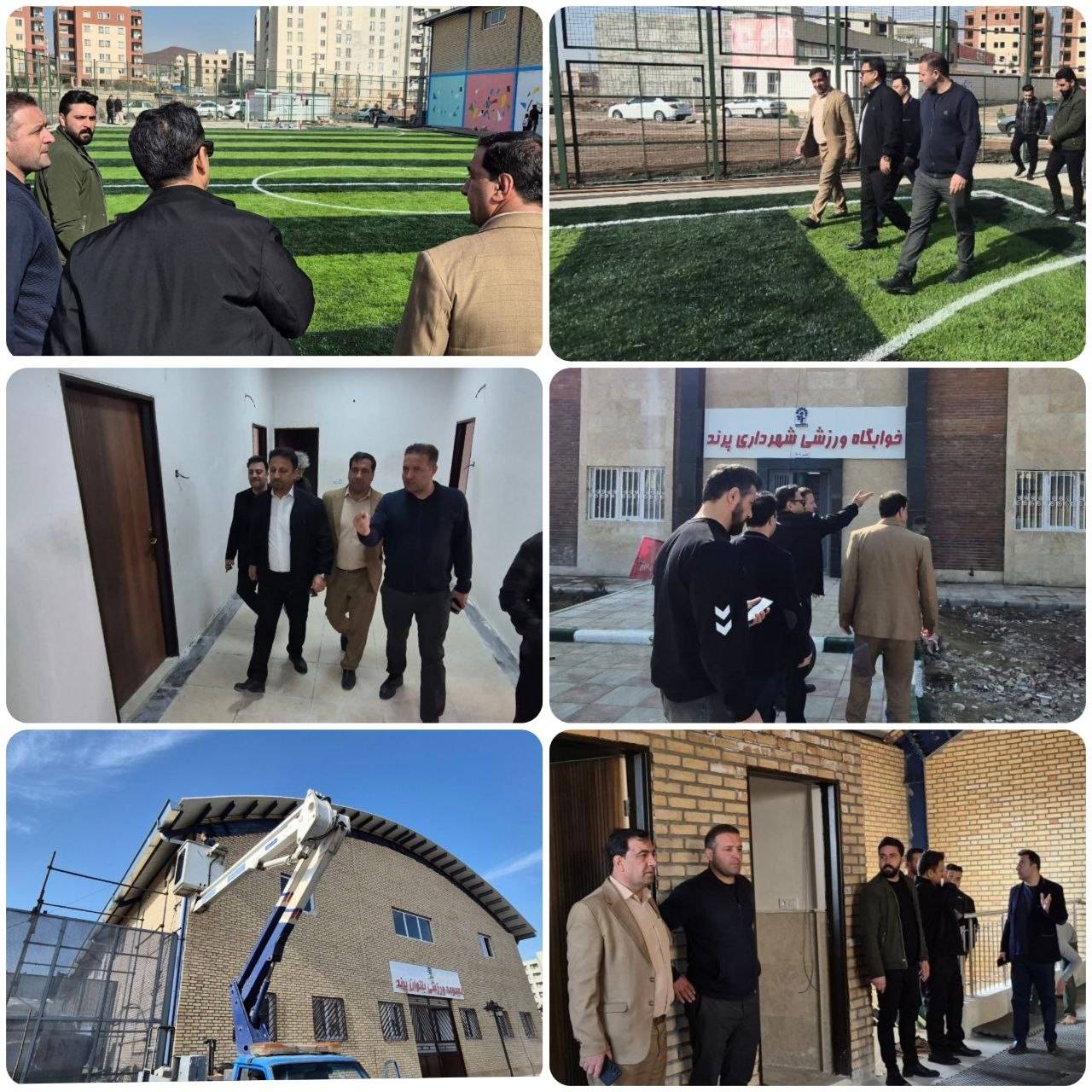 بازدید مدیران شهری پرند از آخرین مراحل آماده سازی پروژه&zwnj;های عمرانی