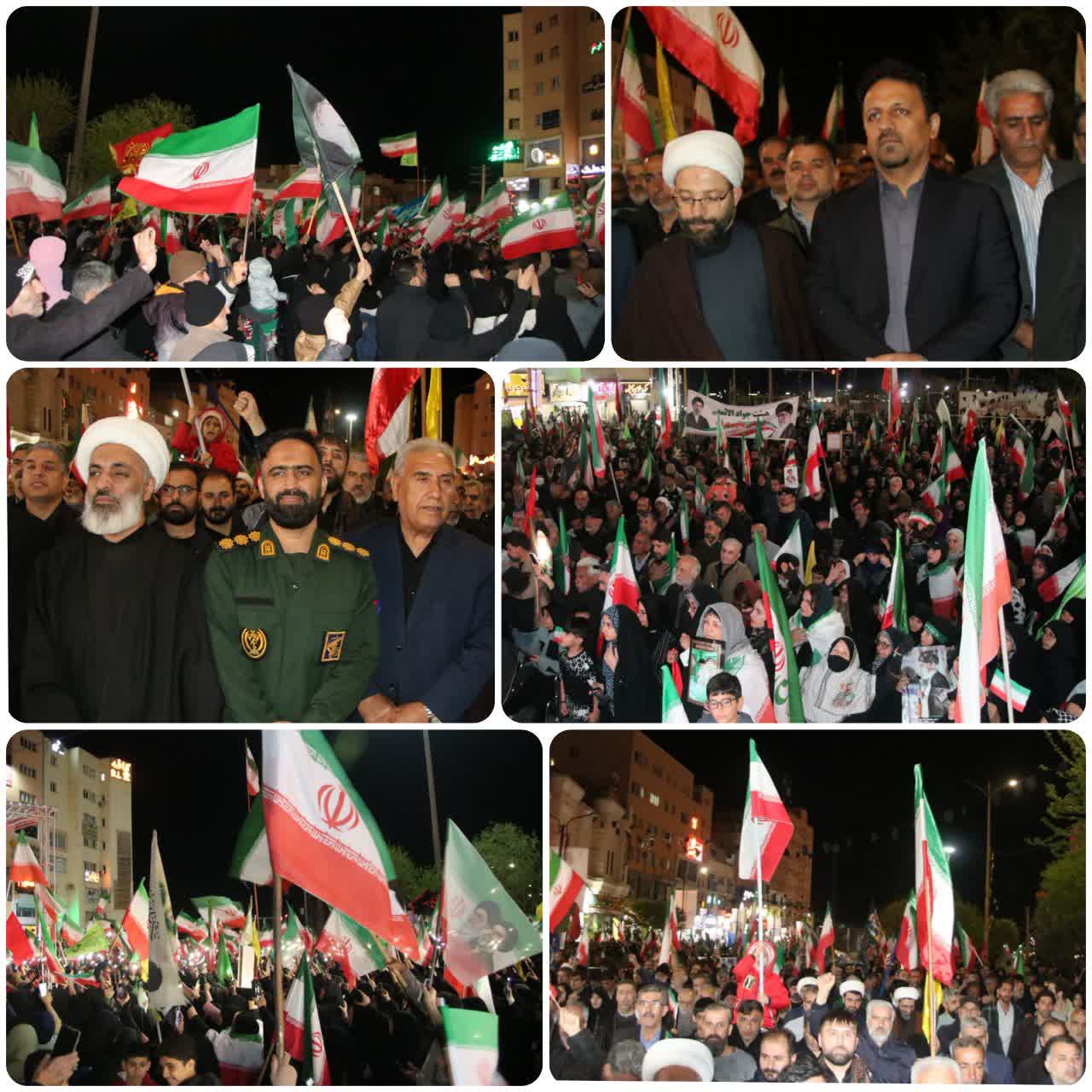 جلوه&zwnj;هایی باشکوه از انسجام و همدلی مردم پرند در برابر دشمن متجاوز